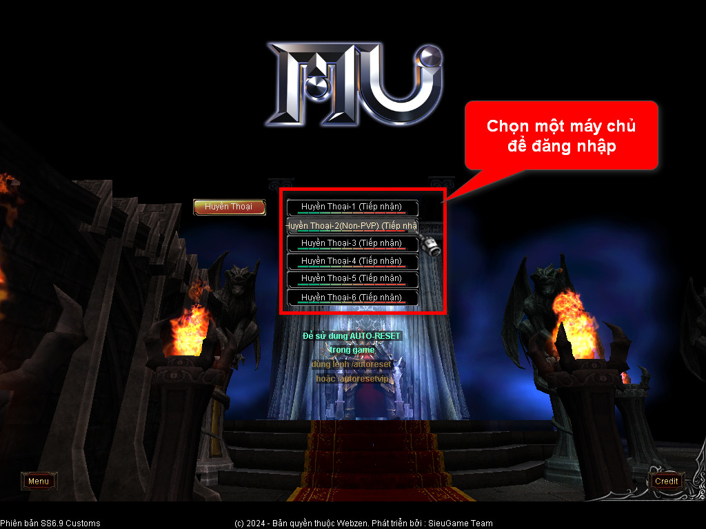 Chức năng chính của Game MU Thành Công Chức năng chính của Game MU Thành Công